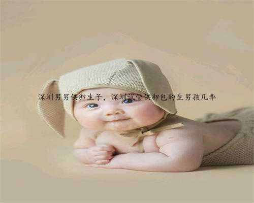 深圳男男供卵生子，深圳试管供卵包的生男孩几率