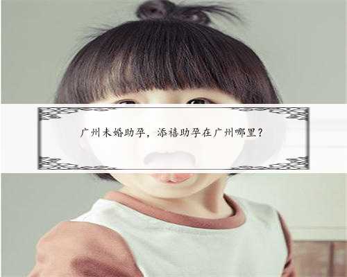 广州未婚助孕，添禧助孕在广州哪里？